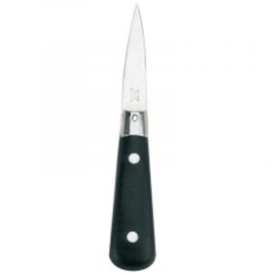 No brand Couteau a huitres mitre inox forgee manche abs noir GACH65