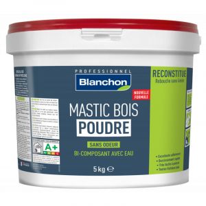 Blanchon Mastic bois poudre - Ch&ecirc;ne rustique - 5 kg