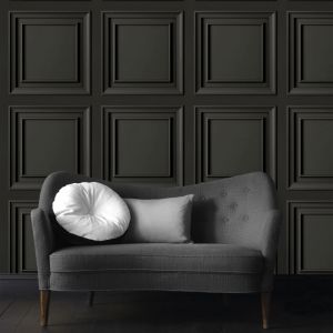 Superfresco Easy Papier peint intissé Panneau 1005 x 52cm Anthracite