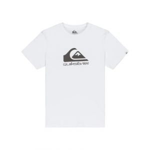 Quiksilver T-Shirt Manche Courtes EV COMP Logo SS Kids Gar&ccedil;on 8-16 Ans Blanc 8