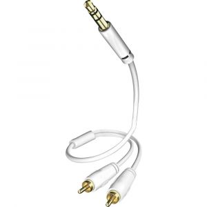 In-akustik Star Audio cable 3,5 mm jack - Cinch 0,5 m [Cable et Adaptateur - Audio/Hifi]