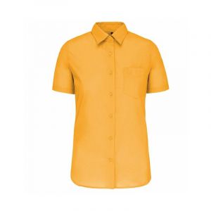 Kariban Chemise manches courtes femme Jaune XS