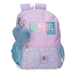Enso Cute girl Violet Preschool Sac à dos 25x32x12 cm Polyester 9,6L