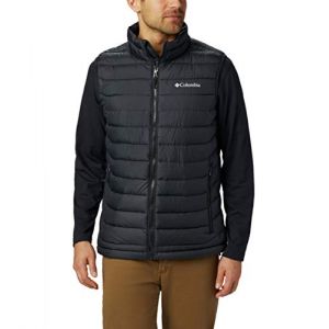 Image de Columbia Powder Lite Doudoune sans Manches Homme, Black, FR (Taille Fabricant : XL)