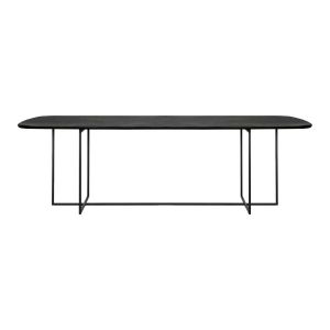 Ethnicraft Table rectangulaire Arc / 250 x 100 cm - 10 personnes / Chêne teinté noir en bois