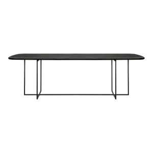 Ethnicraft Table rectangulaire Arc / 250 x 100 cm - 10 personnes / Chêne teinté noir en bois