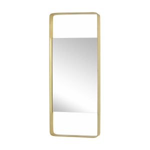 Image de Miroir rectangulaire en laiton 76 x 31 cm - Hübsch