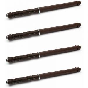 Cyclingcolors 4x Support d'étagère caché invisible flottant marron capacité 15kg Console Fixation Murale Suspendue Tiroir Meuble Mur Dissimulé Décoration DIY, 10 x 100mm