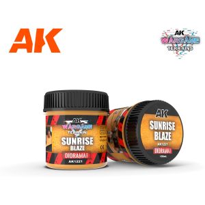 Peinture- Texture AK Interactive Battle Grounds Sunrise Blaze