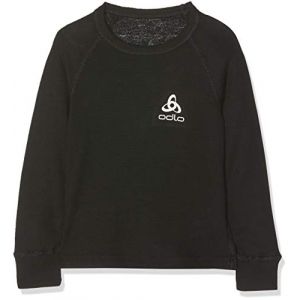 Image de Odlo Crew Neck Warm - T-shirt - manches longues - Enfant - Noir (Black) - FR: 18 mois - 2 ans (Taille Fabricant: 80 cm)