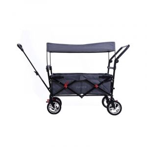 Fuxtec Chariot de jardin pliable Gris Easy Cruiser - transport charge 75 kg
