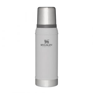 Stanley Classic Legendary Thermos 0.75L - Maintient la Température 20h (Chaud/Froid) - Bouteille Isotherme 750 ml - Sans BPA - Gourde Isotherme en Acier I xydable - Gourde I x - Ash