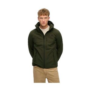 Superdry Veste à capuche Soft Shell Trekker vert foncé - S
