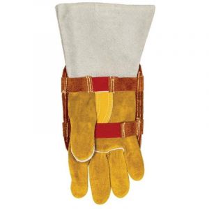 Weldas Protection des mains cuir vachette fendu avec prot.PFR alum.