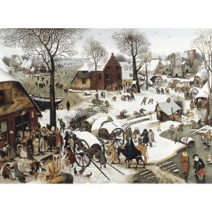 Image de Puzzle Michèle Wilson Puzzle Brueghel: Le dénombrement de Bethléem 350 pièces