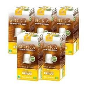 50 Capsules P&eacute;rou Biod&eacute;gradable compatibles Nespresso - Moka
