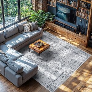 TecTake Tapis design vintage avec motif oriental à poils courts doux facile d'entretien