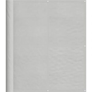 VidaXL Cran de balcon gris clair 120x700 cm 100% polyester oxford