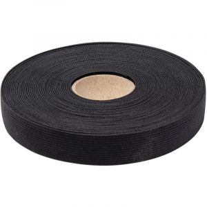 Ruban élastique tricoté noir 10 mètres Werka Pro 30 mm