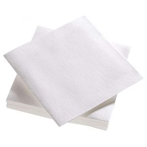 25 Serviettes Blanc airlaid FSC - 40x40cm