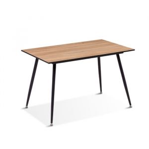 Designetsamaison - Table à manger rectangulaire scandinave en bois - Nora