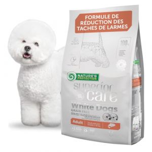 Superior care ra&ccedil;&atilde;o white dogs salm&atilde;o 10 kg (adultos) 10 kg (Salm&atilde;o - Peixe) - Nature's Protection