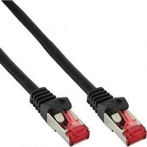 Inline S/FTP Cat6 10m c&acirc;ble de r&eacute;seau Noir S/FTP (S-STP)