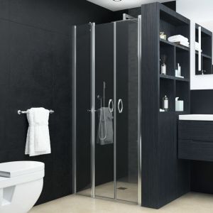VidaXL Portes de cabine de douche ESG 100x185 cm