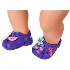 Image de Zapf Creation BABY born Chaussures avec broches 832837 - Chaussures avec broches pour poupées jusqu'à 43cm - Disponible en 4 couleurs assorties, 1 paire fournie - Convient aux enfants dès 3 ans