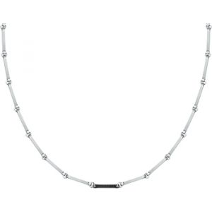 Morellato Collier pour homme en Acier serti de cristal - 0.012 g - taille : 455CM - SABH37
