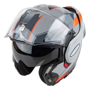 Scorpion Casque modulable Exo-Tech Evo Socius gris/rouge- M