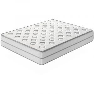 Matelas 180X190 CHANNEL &Eacute;paisseur 22 CM - M&eacute;moire de forme combin&eacute; &agrave; un tissu thermo-r&eacute;glable