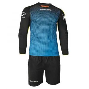 Givova Kit Manchester &Eacute;quipement pour Homme, Multicolore (Bleu ciel/Noir), M