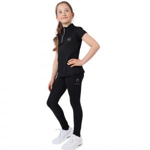 Polo d'&eacute;quitation fille Montar Everly