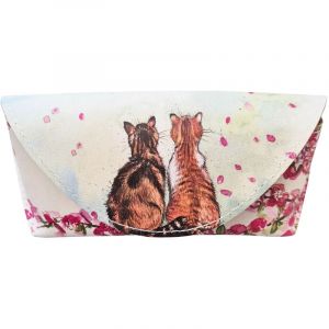 &Eacute;tui &agrave; lunettes Chats et Fleurs par Alex Clark