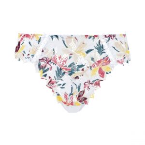 Sans Complexe Slip - Blanc -Florale