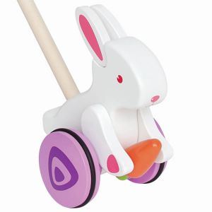 Image de Hape Jouet à pousser : Canne lapin