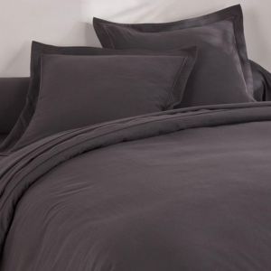 Drap plat en flanelle LAUREAT anthracite