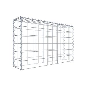 Gabion sur toile type 3 100 cm x 60 cm x 20 cm (L x H x P), maille 10 cm x 10 cm, spirale