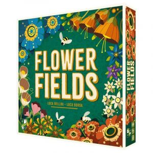 Asmod&eacute;e Jeu de soci&eacute;t&eacute; Flower Fields strat&eacute;gie jardin couleurs vives 1-4 joueurs