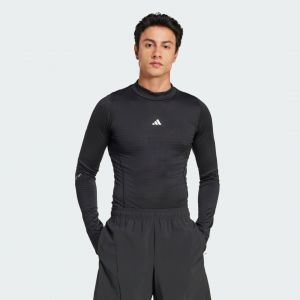 Adidas Tech-Fit CLD RDY Haut Manches Longues Hommes - Noir