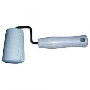 Fackelmann Rouleau à pâtisserie en bois Pour étaler la pâte à pizza Marron 17x6,5x4cm - 5021565103826