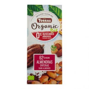 Torras Chocolate Negro 62% Cacao Almendra 150g