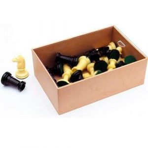 Fournier 521722 – Pions d'échecs en Plastique