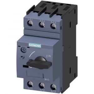 Siemens Disjoncteur 3RV2011-0JA10 3 NO (T) Gamme de valeur du courant dappel: 0.7 - 1 A Circuit de sortie (max.): 690 V/AC 1 pc(s)