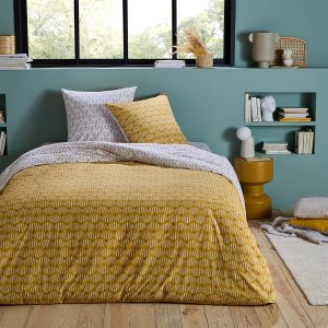 Parure de lit 2 personnes en polycoton 200x200cm