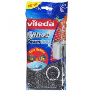 Vileda Eponge PAD POWER INOX - Sachet de 2