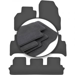 Tapis de voiture haut de gamme pour : Renault Grand Scenic III 7 places (2009-2015)