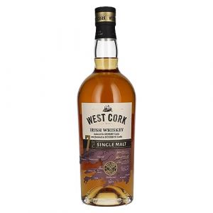 WEST CORK 7 ans Single Malt - Single Malt Whiskey - 46% Alcool - Origine : Irlande - Bouteille 70 cl