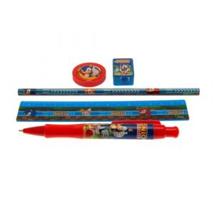 Kit de papeterie Pyramid Sonic The Hedgehog Golden Rings (x5)